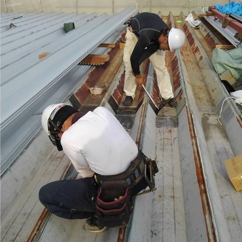工場屋根大規模修繕 4